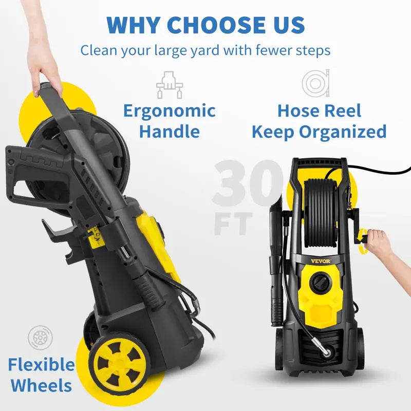11-Piece Electric Pressure Washer Kit – 2000 PSI Powerful Cleaning, ⭕ MONTHLY SPECIAL ⭕