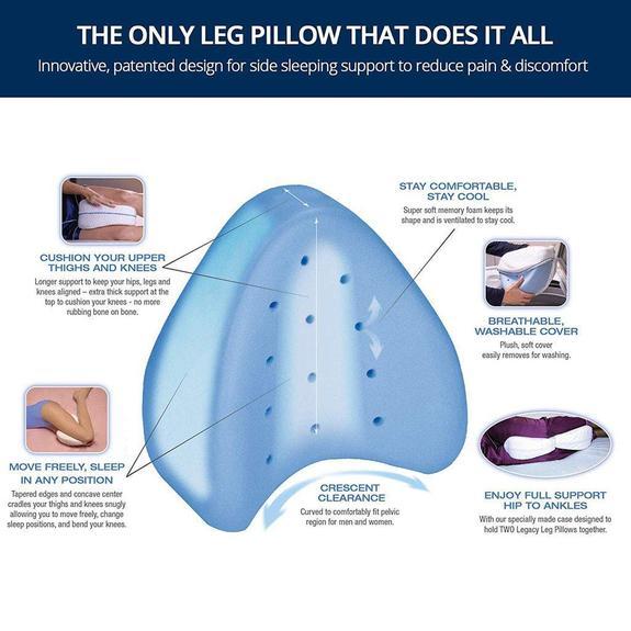Orthopedic Leg Pillow With Memory Foam