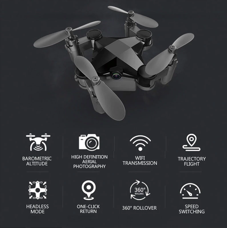 Mini Folding Unmanned Aerial Vehicle
