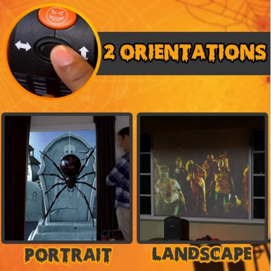 WINDOW LASER PROJECTOR FOR HALLOWEEN & CHRISTMAS (BUY 2+ TO GET 15% OFF)