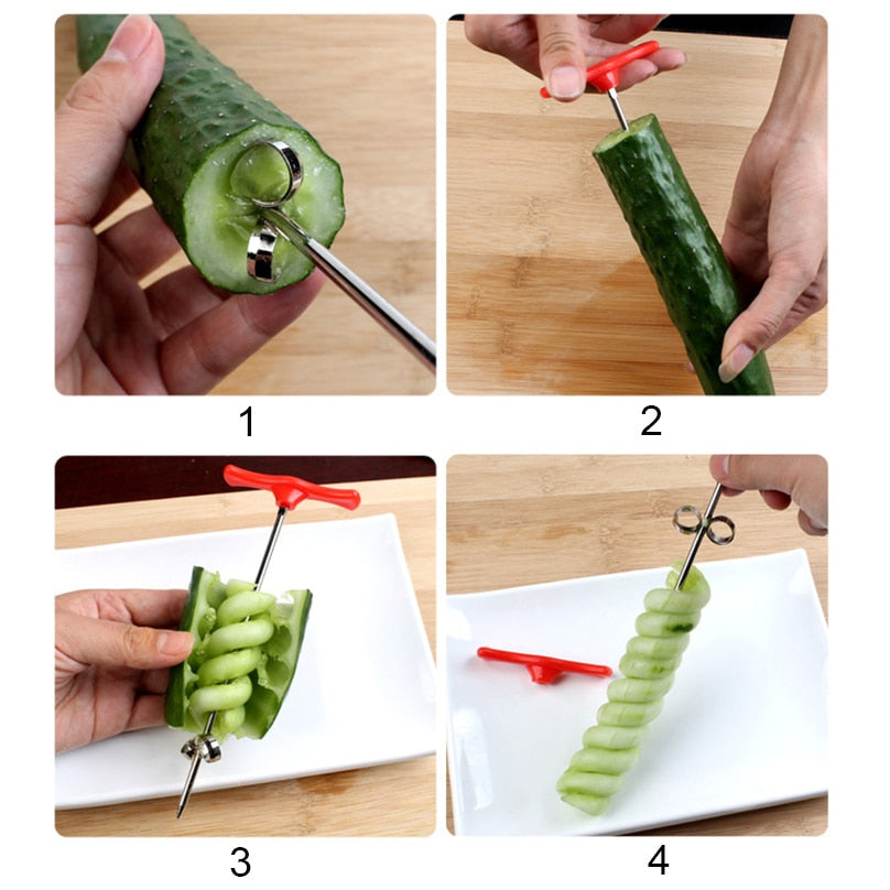 Vegetables Spiral Knife Carving Tool